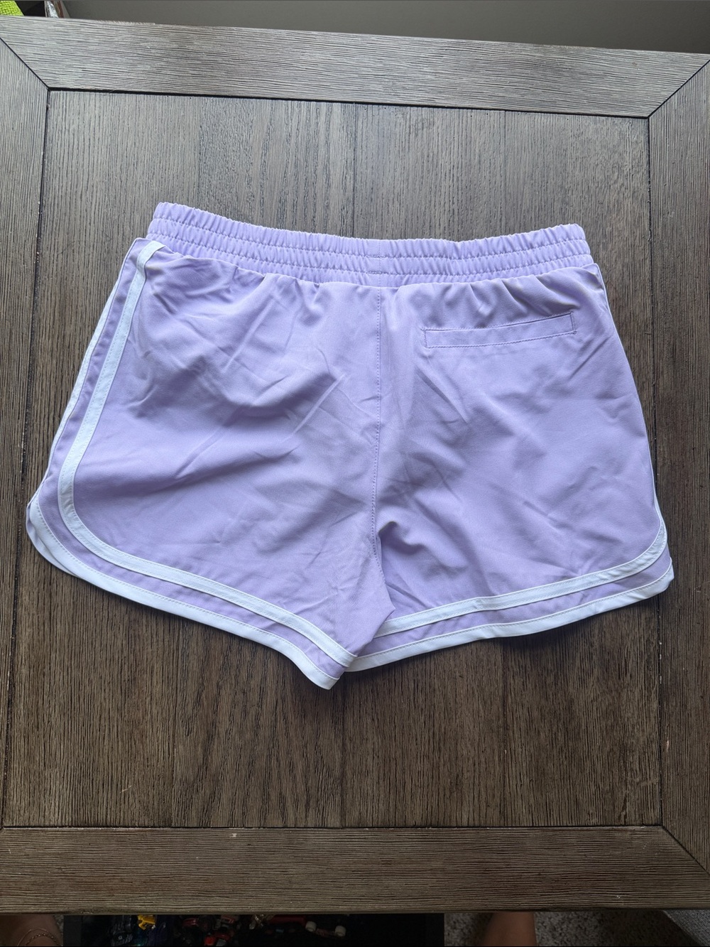 Champion Lavender Athletic Shorts with White Trim